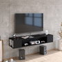 Hanah Home Peti - Soporte de TV Negro